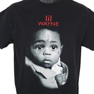 Lil Wayne T Shirt Mens Size Medium Black The Carter III Rap Hip Hop Album Cover